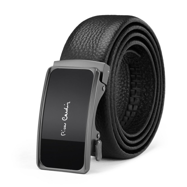 Pierre Cardin Executive Black Leather Belt W9C803200-1-125